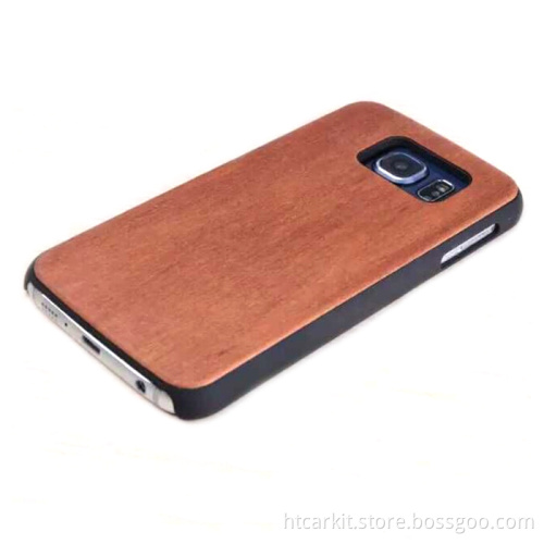 For samsung galaxy s6 Genuine wood pc case cover Eco-friendly natural wood shell